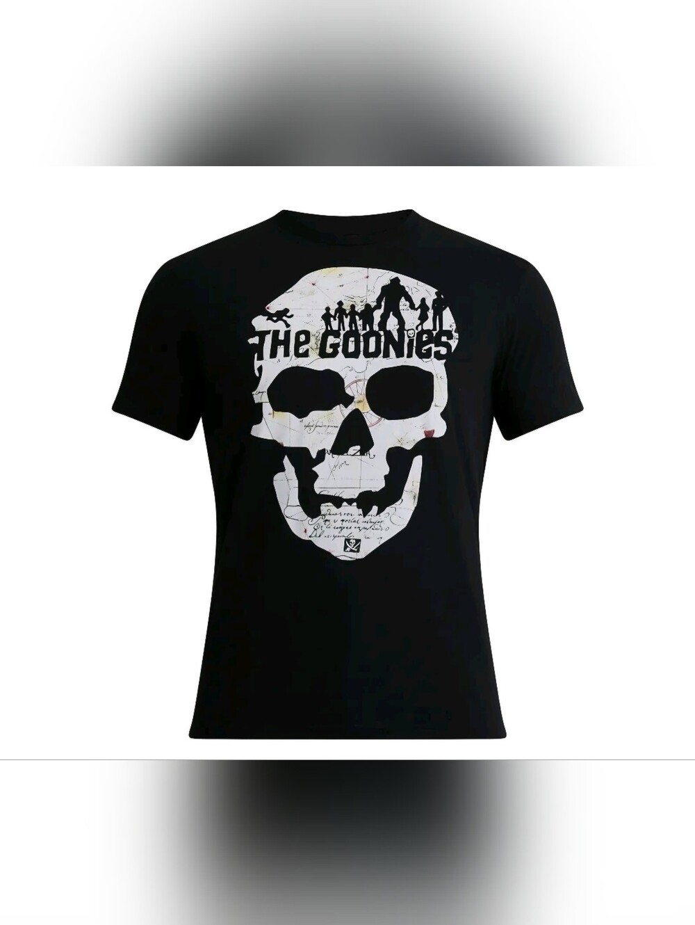 The Goonies Skull Map Graphic T-Shirt Mens 3XL Black Movie Shirt NWT